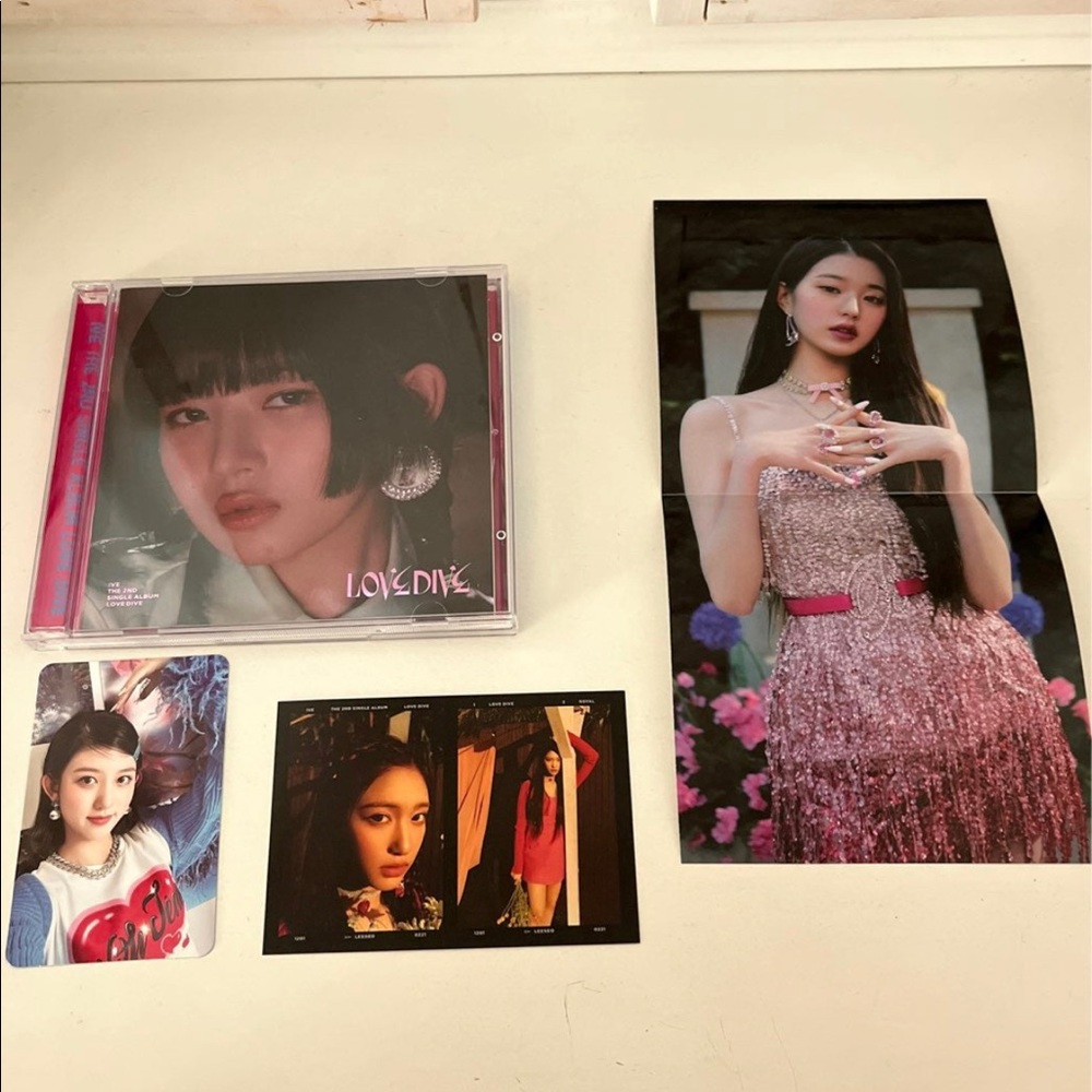 IVE Love Dive jewel case Rei Ver with Gaeul photocard